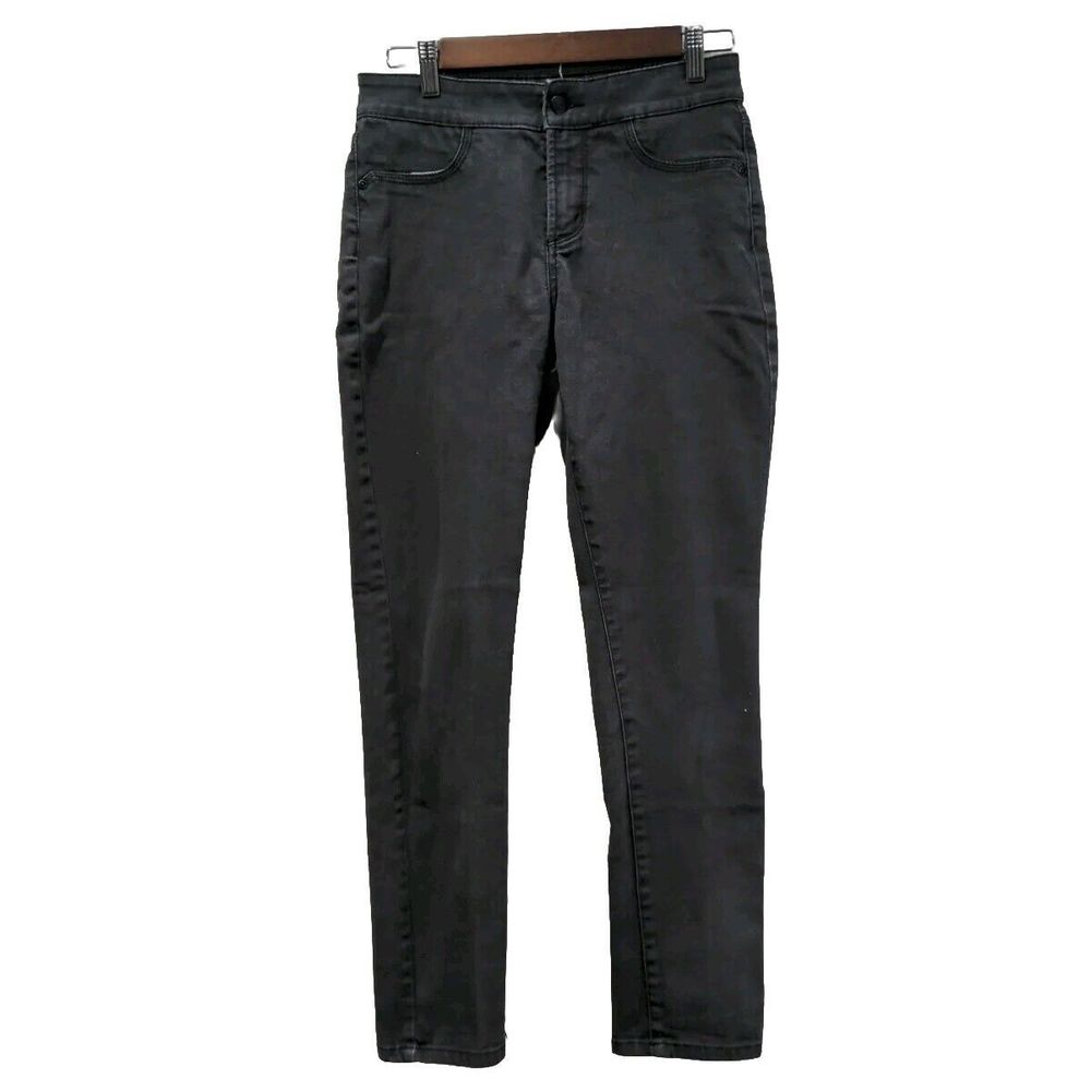 NYDJ Janice Womens Jegging Pants Size 4 Dark Gray Slimming Ankle Skinny
